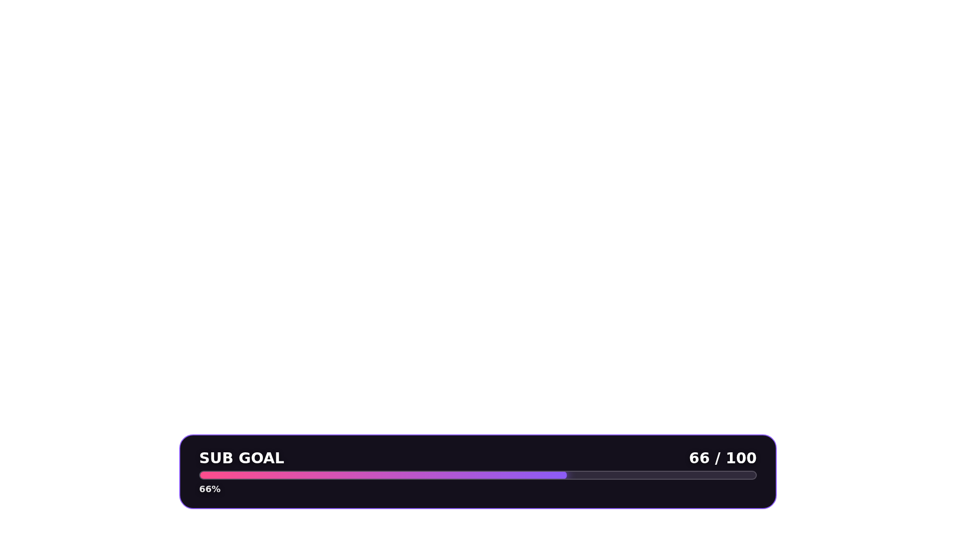 Neon Sub Goal overlay preview